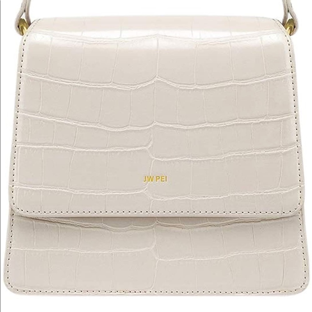 JW PEI Top handle Crossbody Bag Vegan Leather Removable Shoulder Strap Handbag